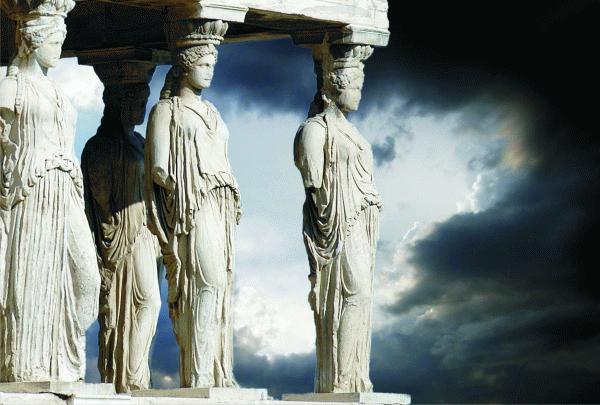 Peste Acropole, încă nu iese soarele. Peste Acropole, încă nu iese soarele.